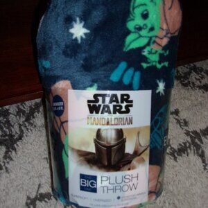 Baby Yoda Grogu The Big One Throw Blanket 5ft x 6ft Mandalorian Star Wars NEW